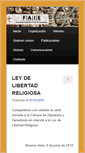 Mobile Screenshot of faie.org.ar